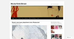 Desktop Screenshot of nicolaferleibrown.com